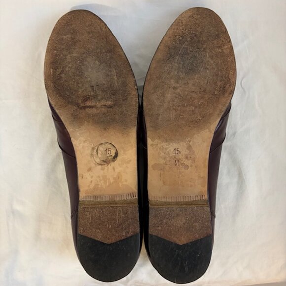 Bragano by Cole Haan Vintage Mahogany Leather Penny Loafer Dress Shoes Men's 15 - Picture 11 of 14